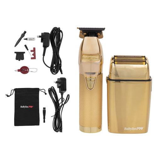 BaBylissPRO Gold FX Lithium Duo Trimmer & Shaver Set